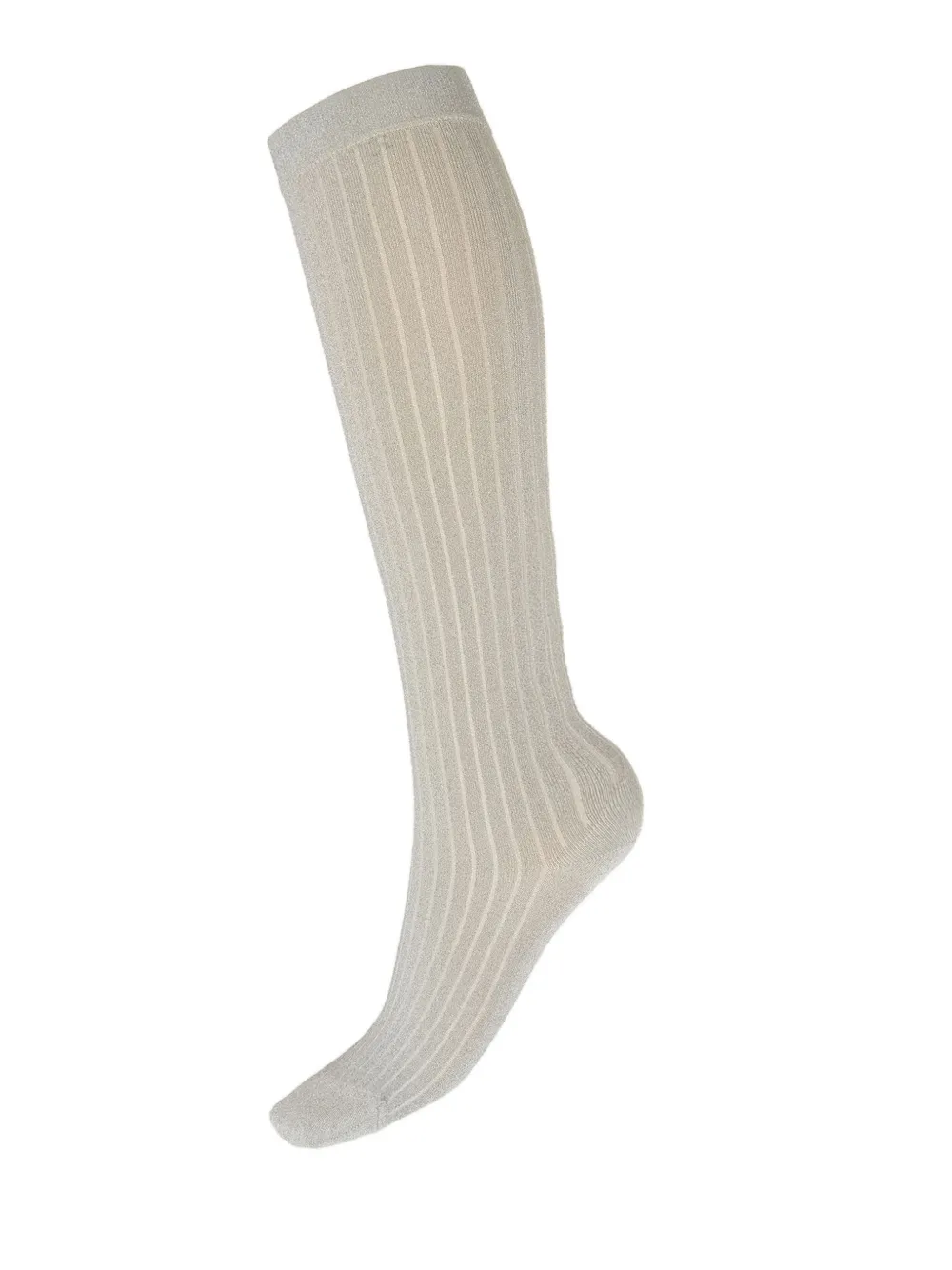 Wolford ribbed metallic-yarn socks Zilver