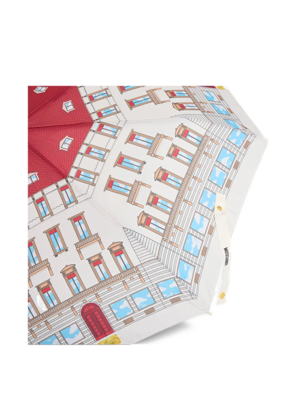 Moschino Maison- -print umbrella Beige