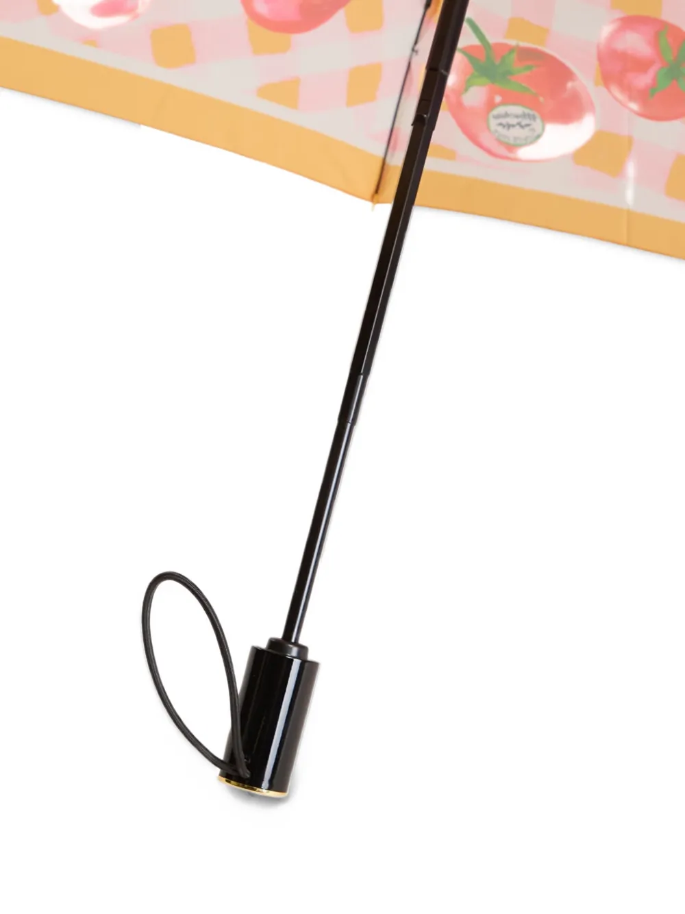 Moschino tomatoes-print open-close umbrella Wit