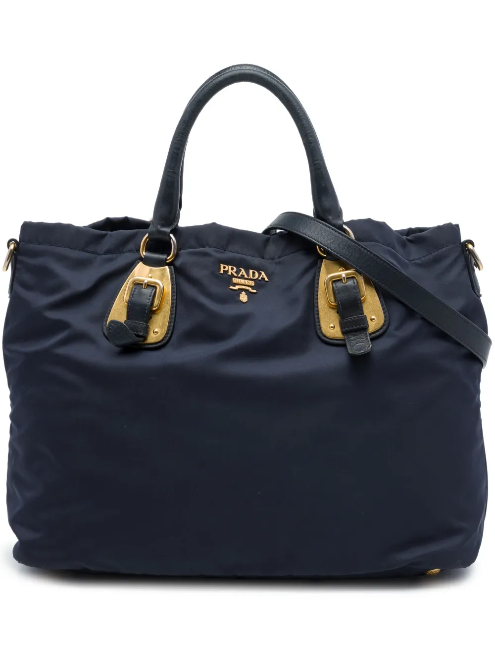 Prada Pre-Owned 2000-2013 Tessuto satchel - Blue