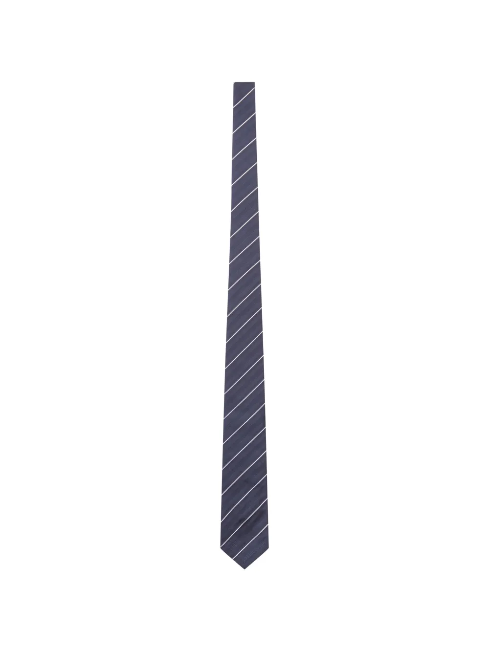 PERSONALITY diagonal-stripe tie - Blu