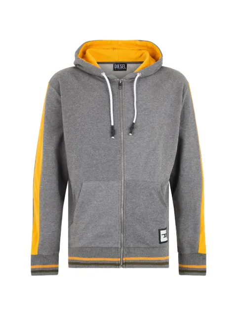 Diesel zip-up drawstring hoodie