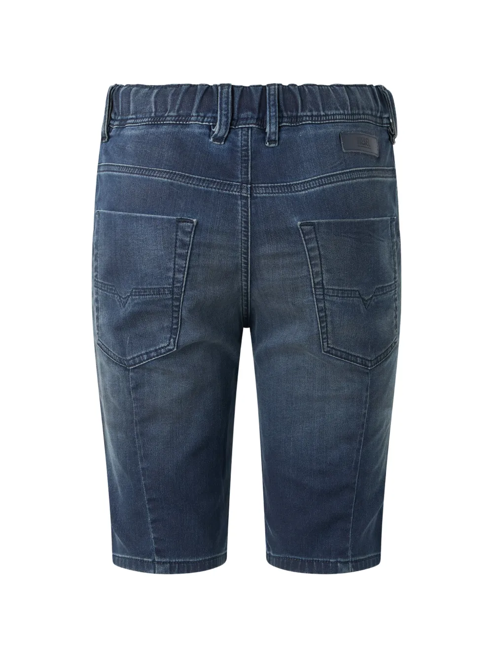 Diesel distressed elasticated-waistband shorts Blauw