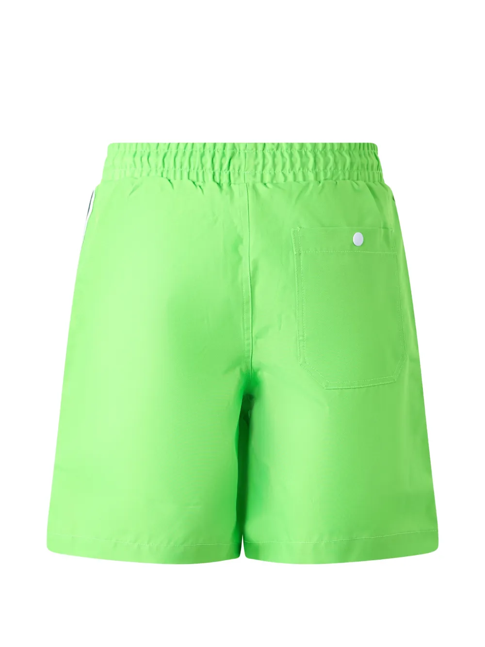 Diesel drawstring-waistband side-stripe shorts Groen