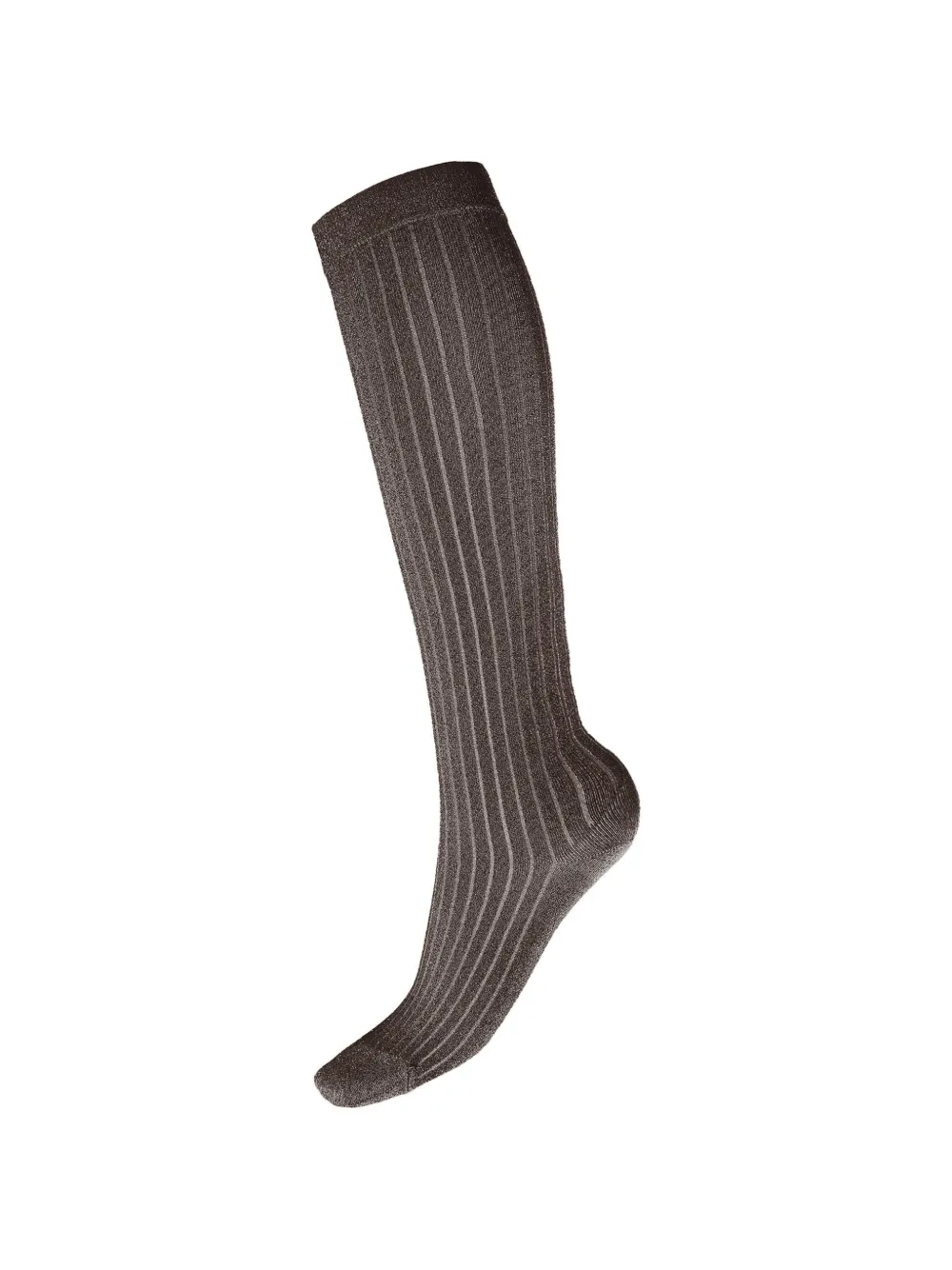 Wolford shimmer ribbed knee-high socks Bruin