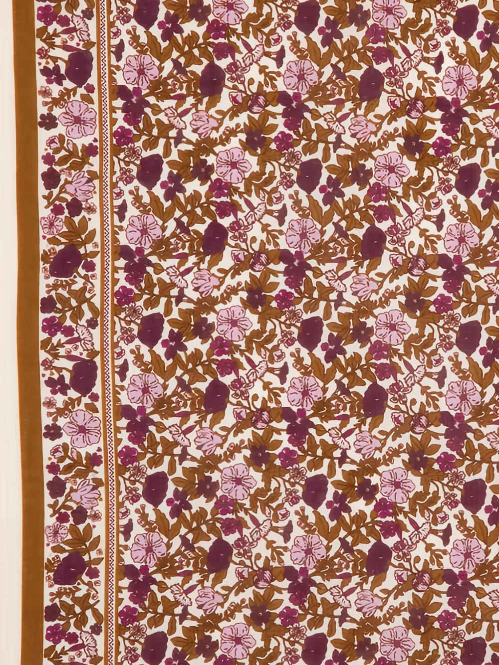 Bonton Foulondon floral-print scarf Beige