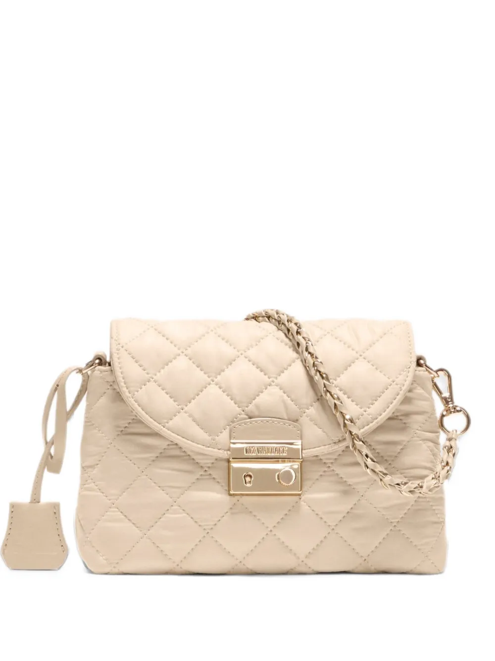 Mz Wallace mini Sand Crosby Lock shoulder bag - Toni neutri