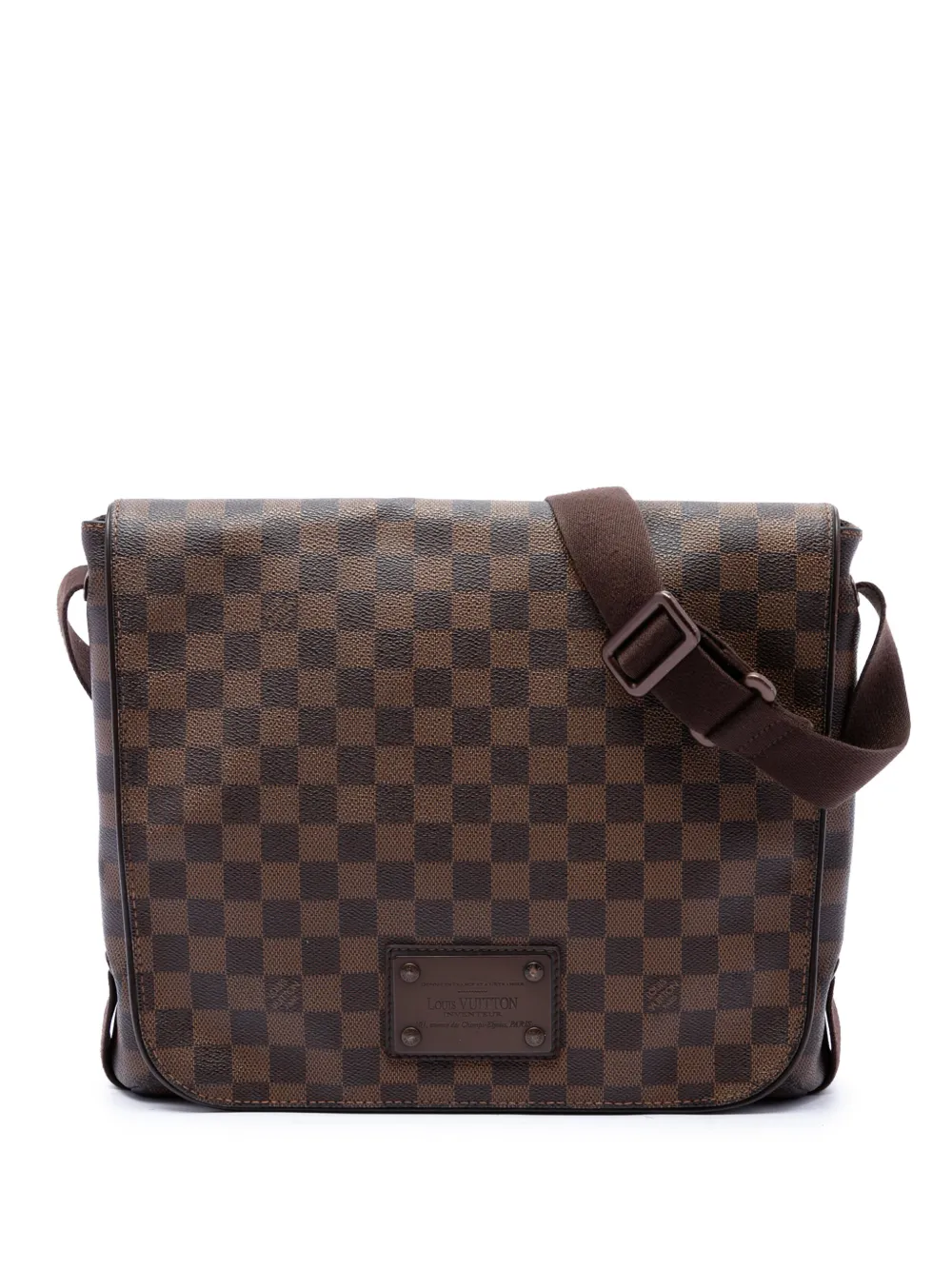 Louis Vuitton Pre-Owned 2011 Damier Ebene Brooklyn MM crossbody bag - Brown