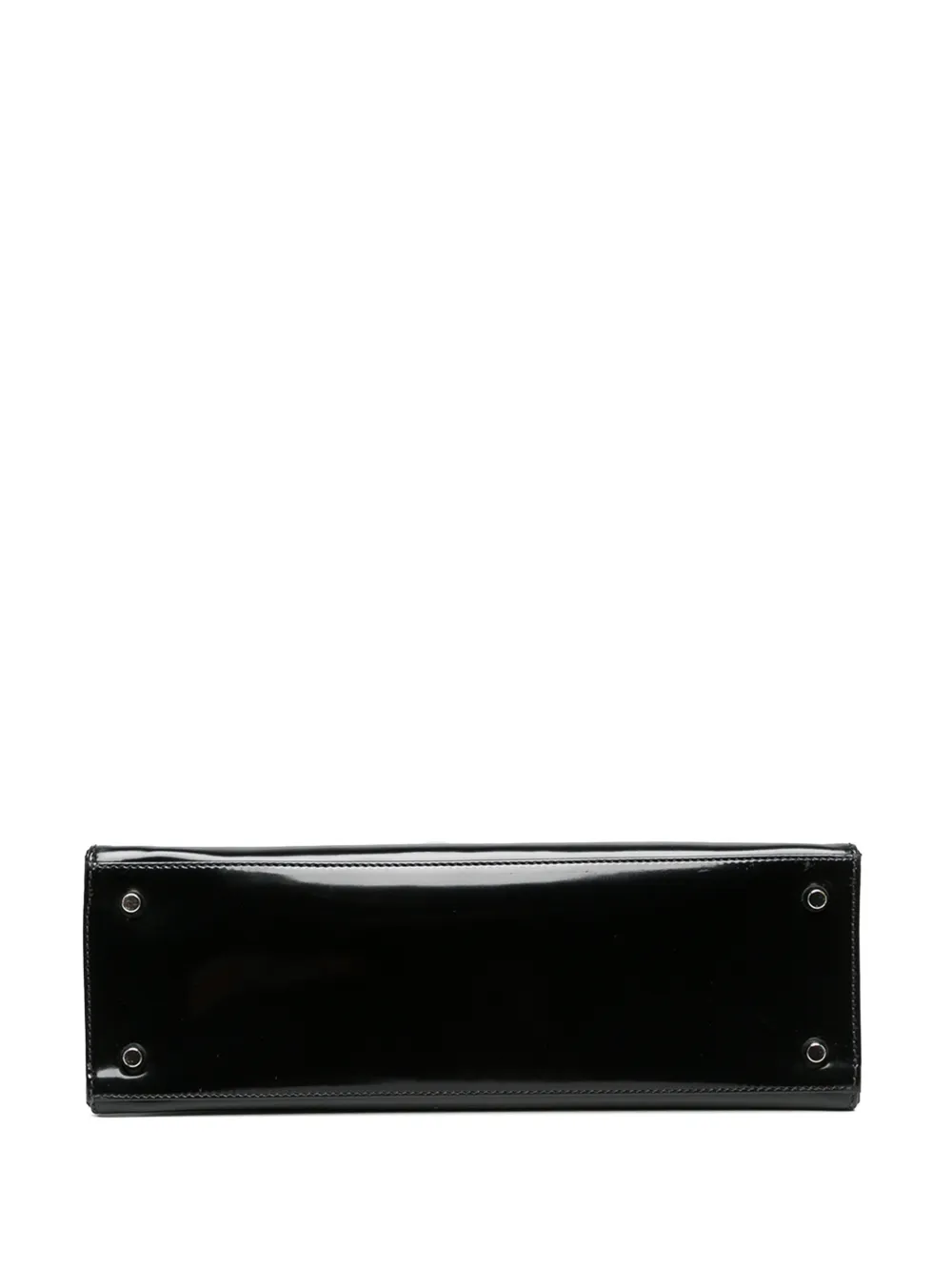 Prada Pre-Owned 2010-2026 Spazzolato Logo Frame handbag - Black