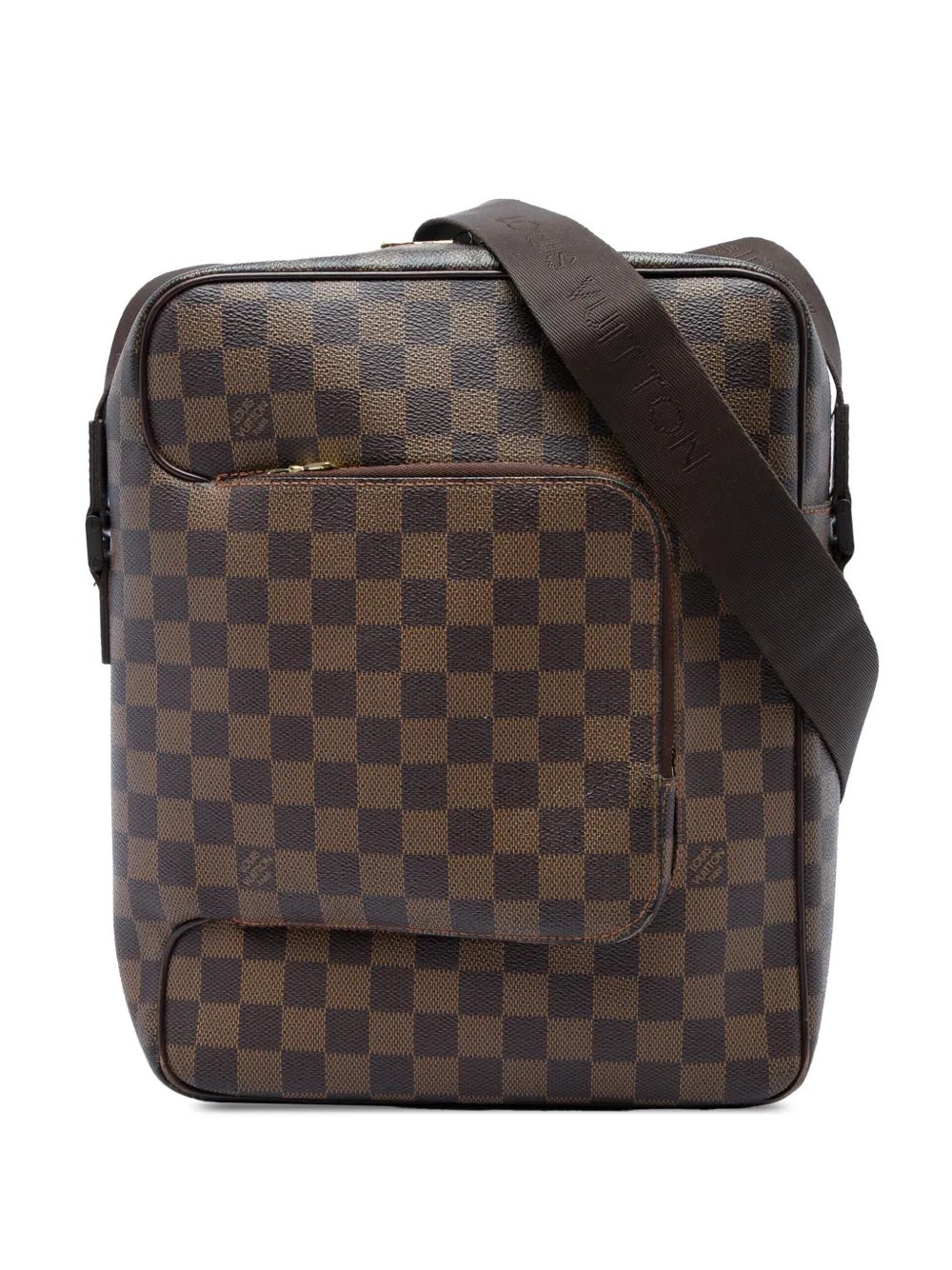 Louis Vuitton Pre-Owned 2007 Damier Ebene Olav MM crossbody bag - Brown