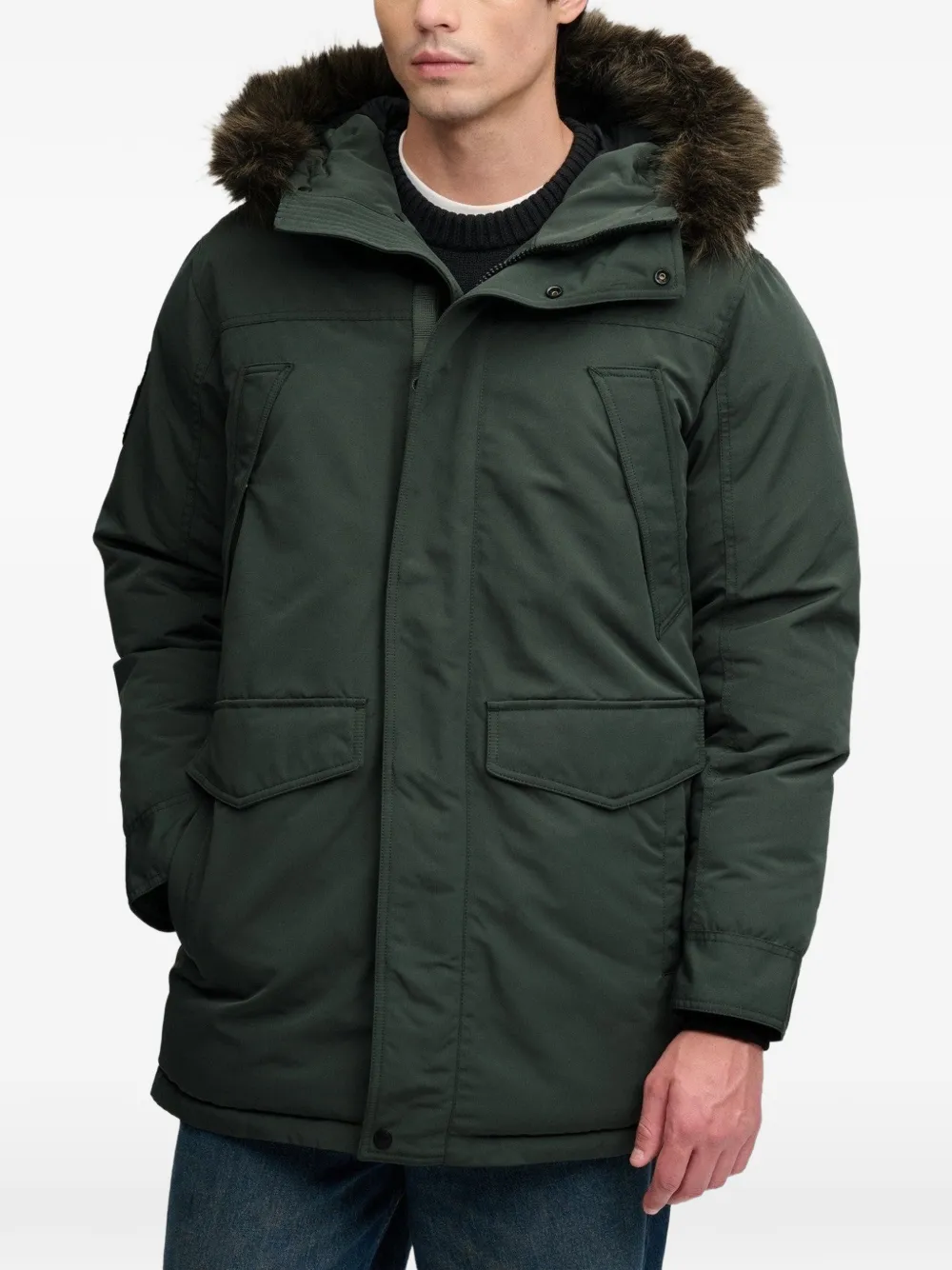 Superdry Everest parka Groen