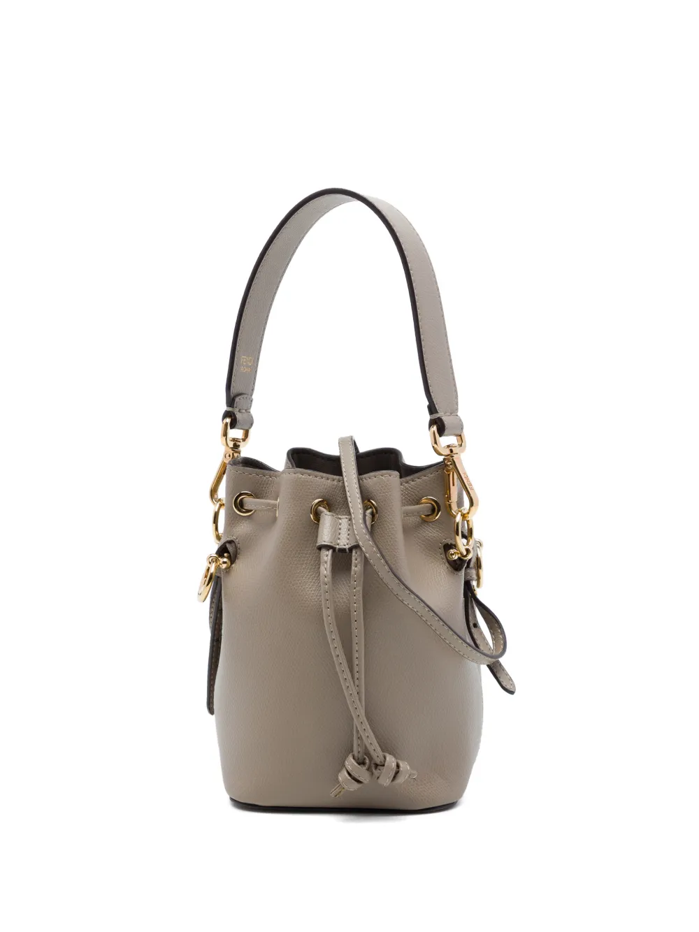 Fendi Pre-Owned 2010-2026 Mini Leather Mon Tresor Bucket Bag satchel - Marrone