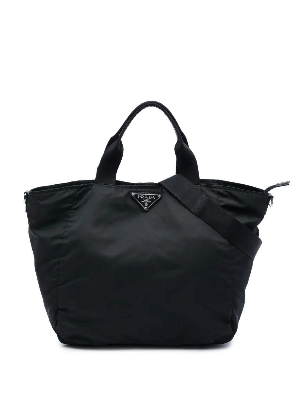 Prada Pre-Owned 2013-2026 Tessuto satchel - Black