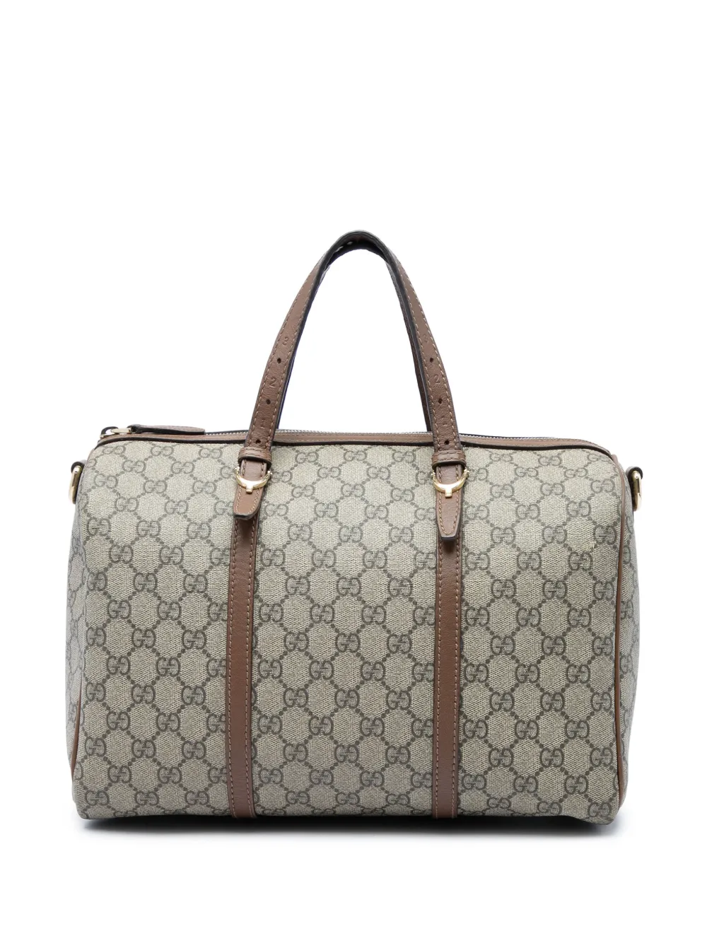 Gucci Pre-Owned 2016-2026 Medium GG Supreme Nice Boston Bag satchel - Toni neutri