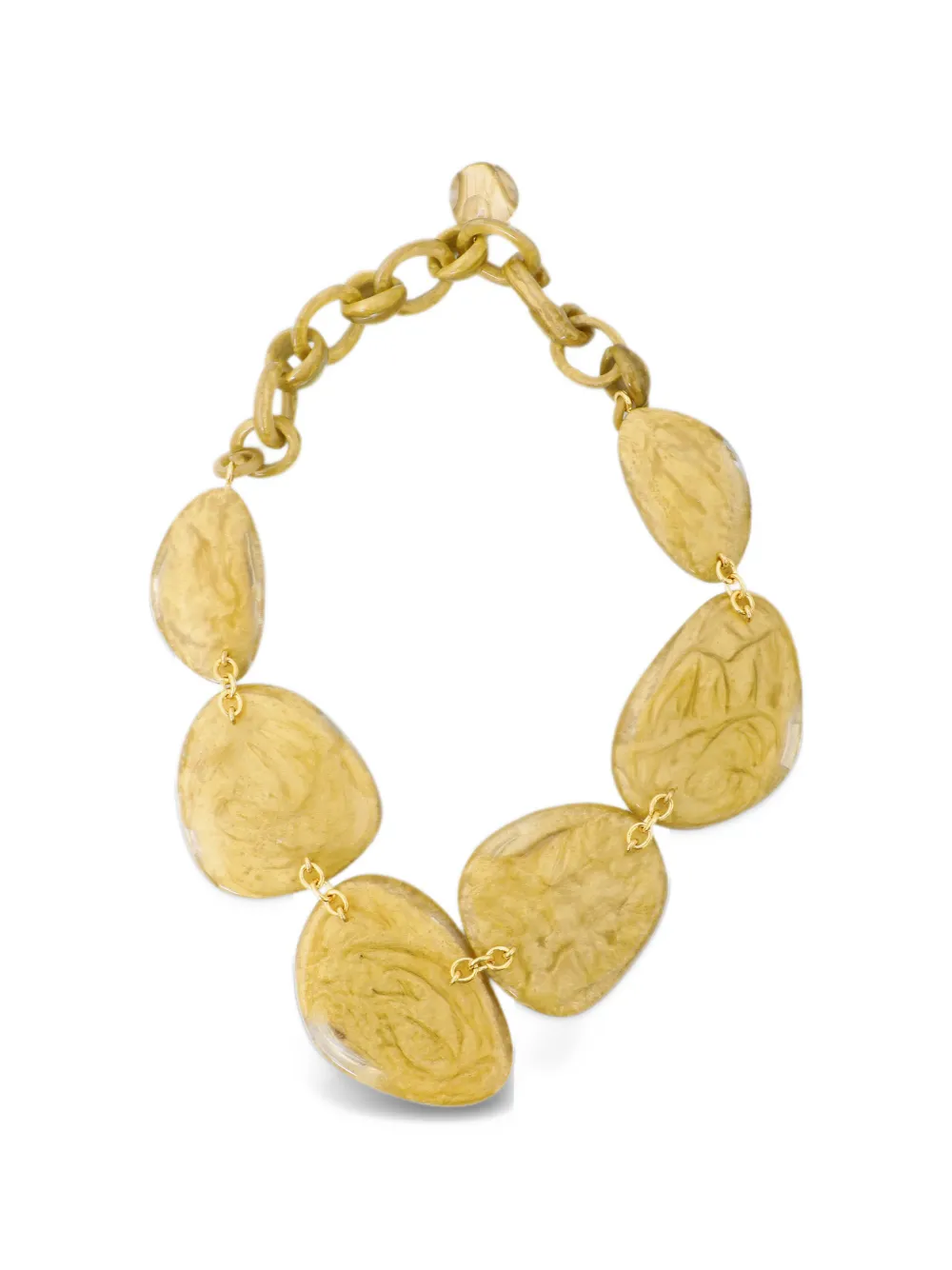 Dominique Denaive Vintage Amy resin necklace - Oro