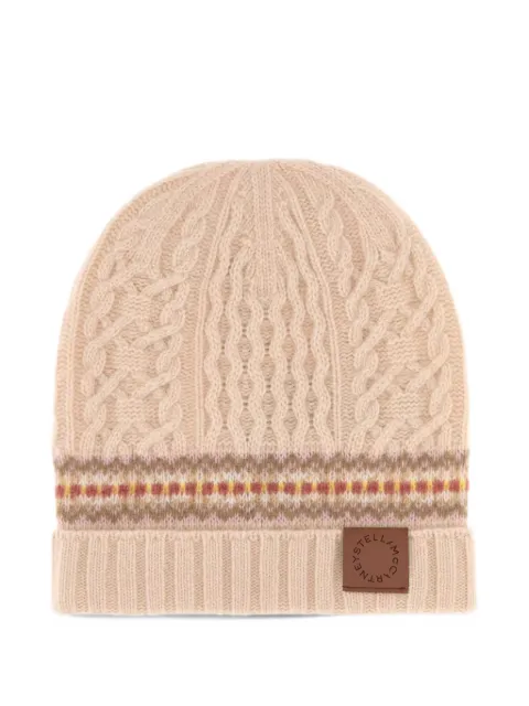 Stella McCartney Gestrickte Fair Isle Beanie