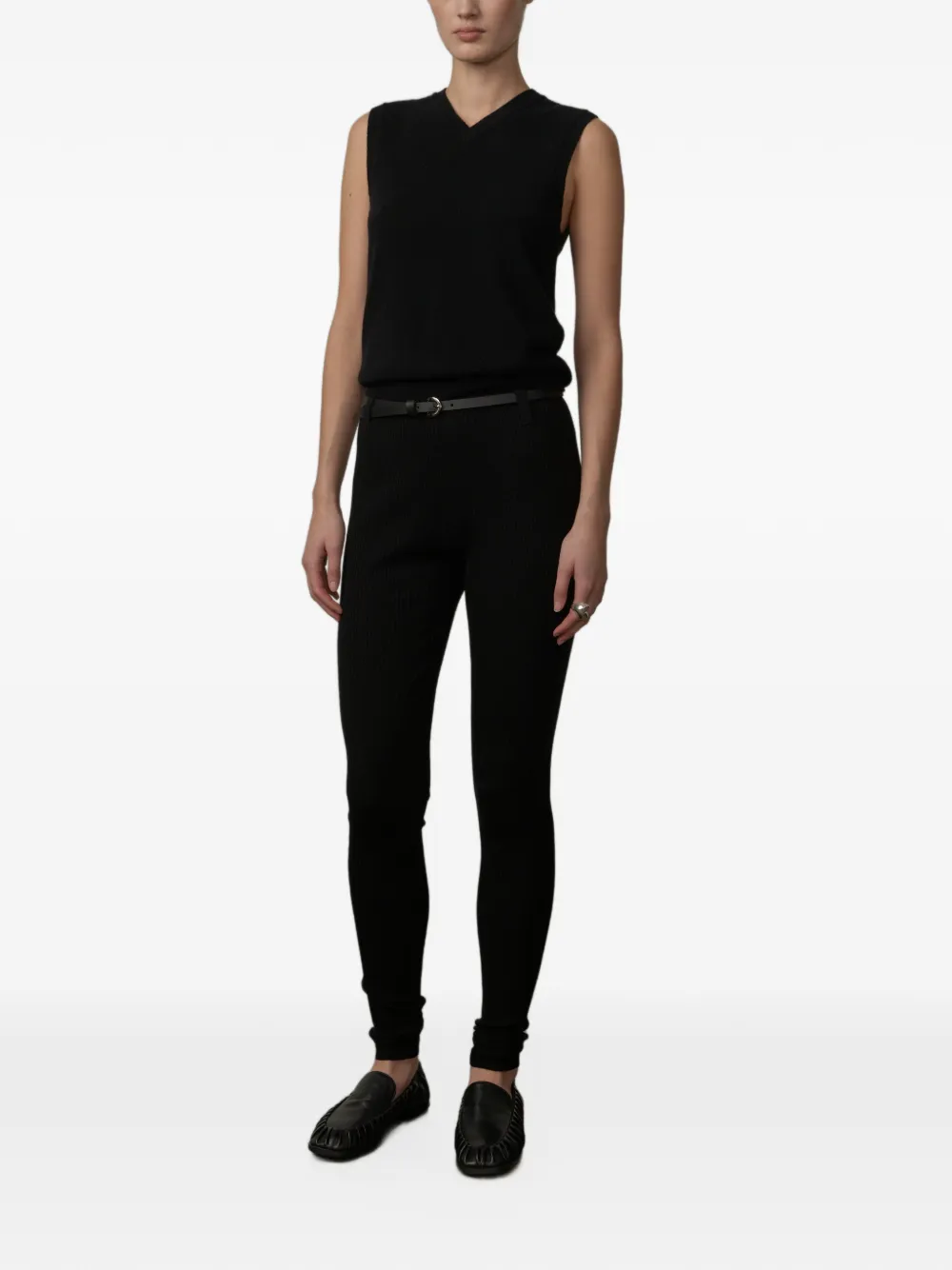 HERSKIND Fabien cashmere vest Zwart