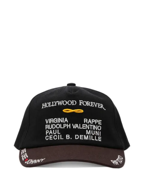 Paly Hollywood Forever embroidered cotton cap