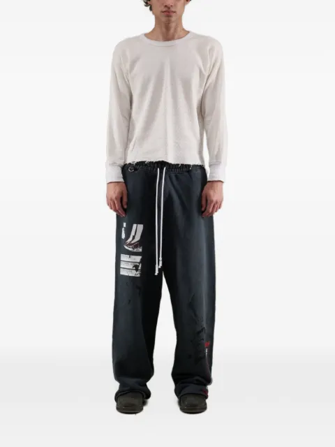 Paly graphic-print track pants