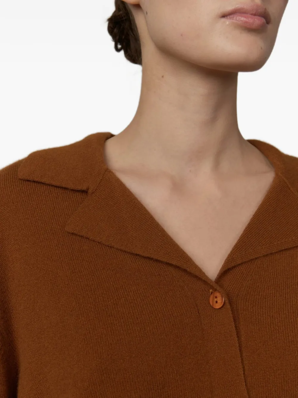 HERSKIND Alton cashmere cardigan Bruin
