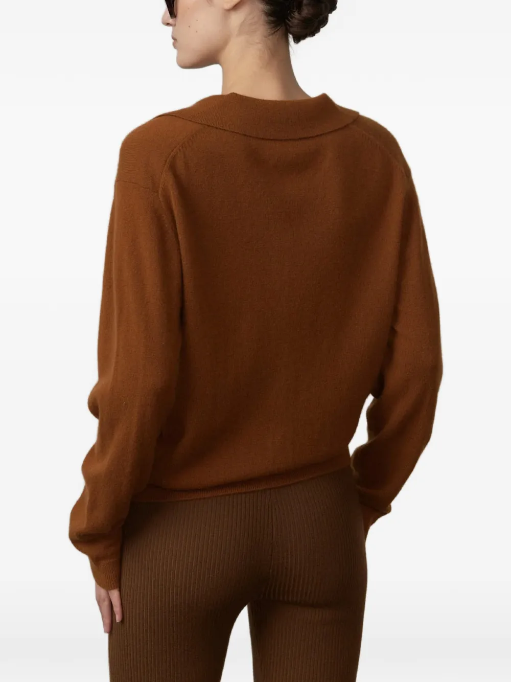 HERSKIND Alton cashmere cardigan Bruin