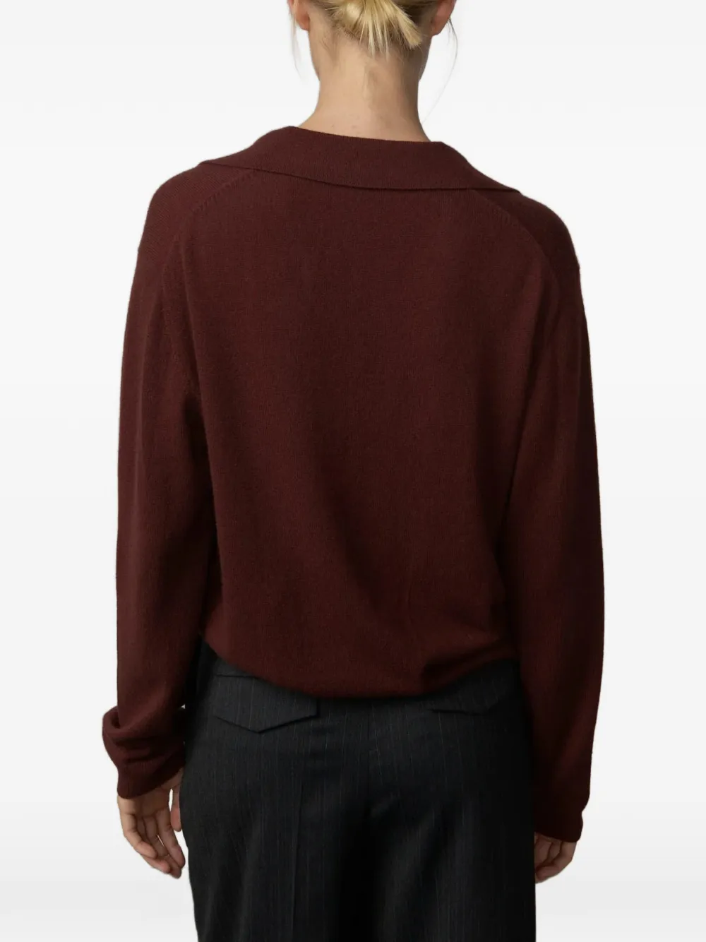 HERSKIND Alton cashmere cardigan Rood