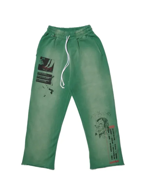 Paly graphic-print track pants