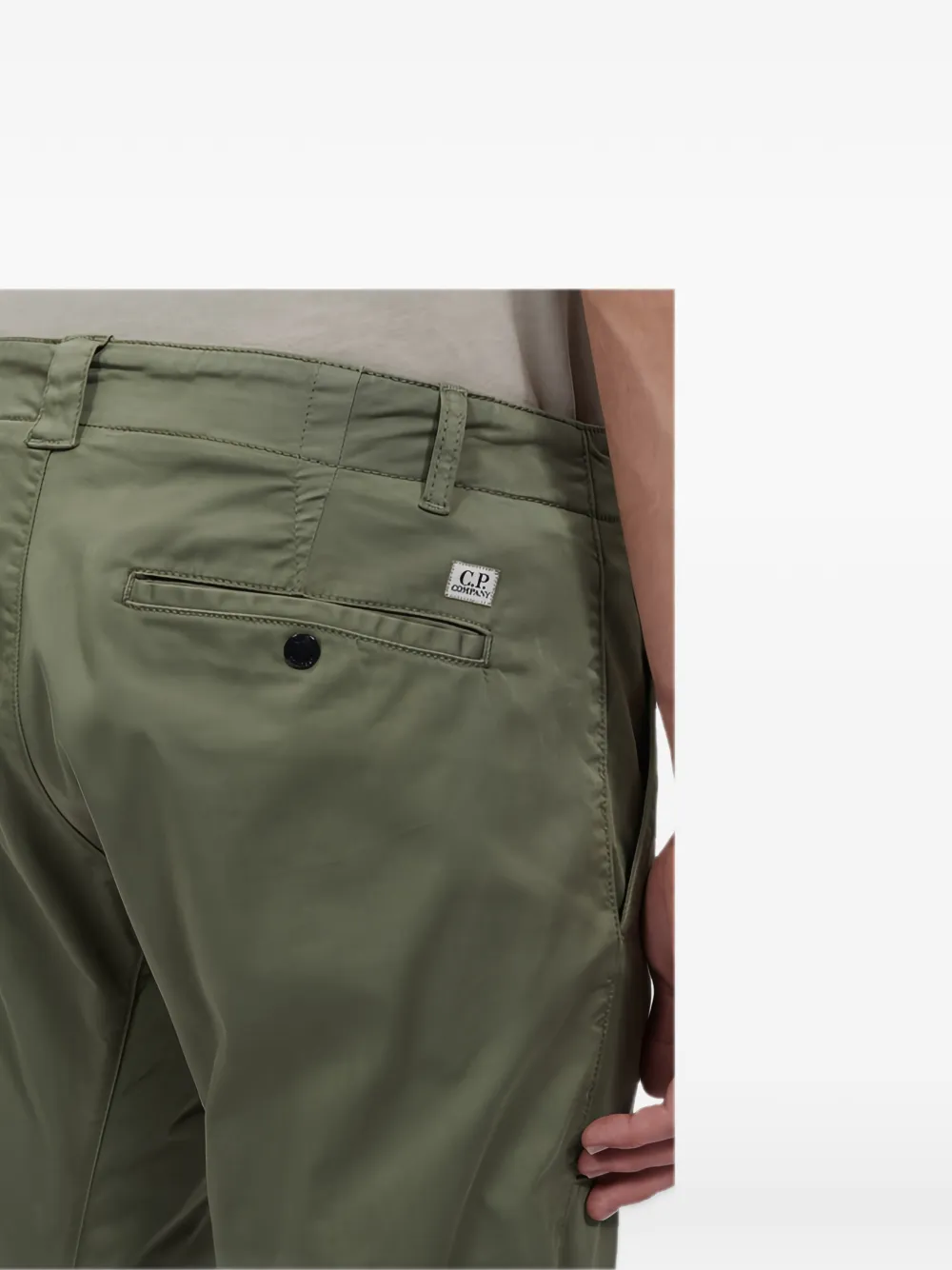 C.P. Company belt-loops trousers Groen