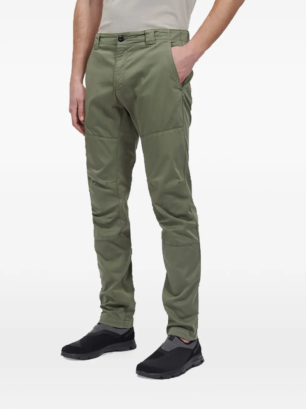 C.P. Company belt-loops trousers Groen
