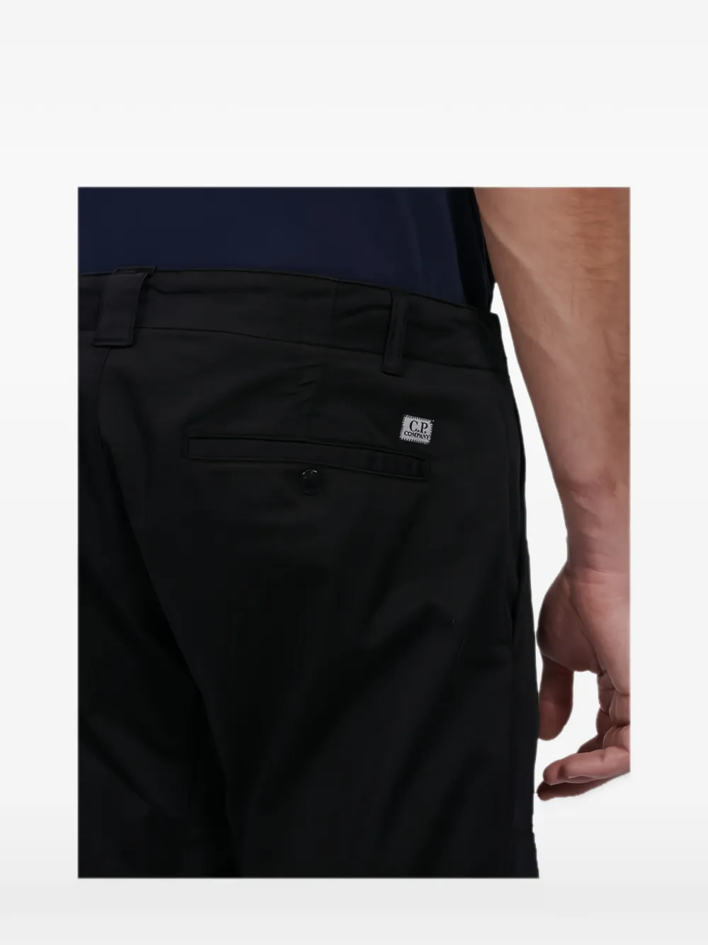 C.P. Company belt-loops trousers Zwart