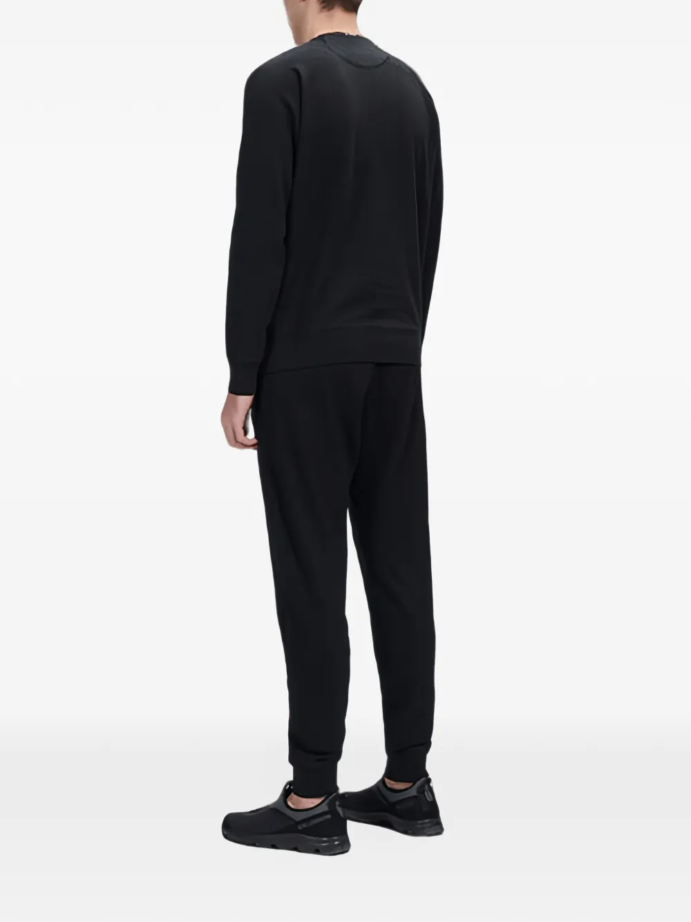 C.P. Company logo-print sweatshirt Zwart