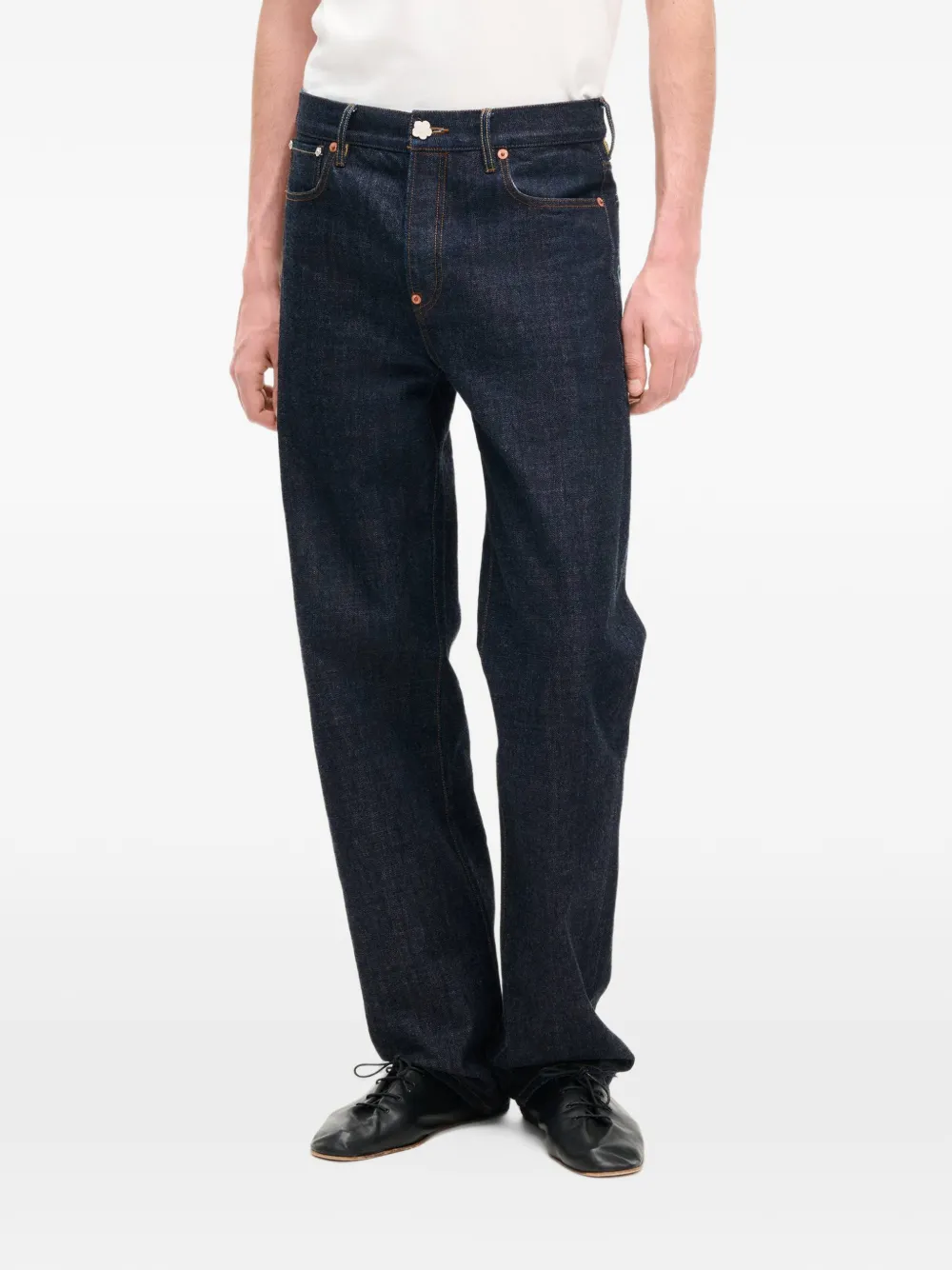 Kenzo Tulip straight-fit jeans Blauw