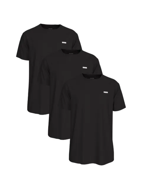 Calvin Klein logo-patch T-shirts (set of three)