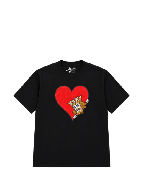 Melt graphic-print cotton T-shirt