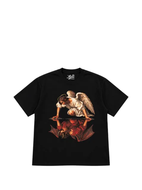 Melt graphic-print T-shirt