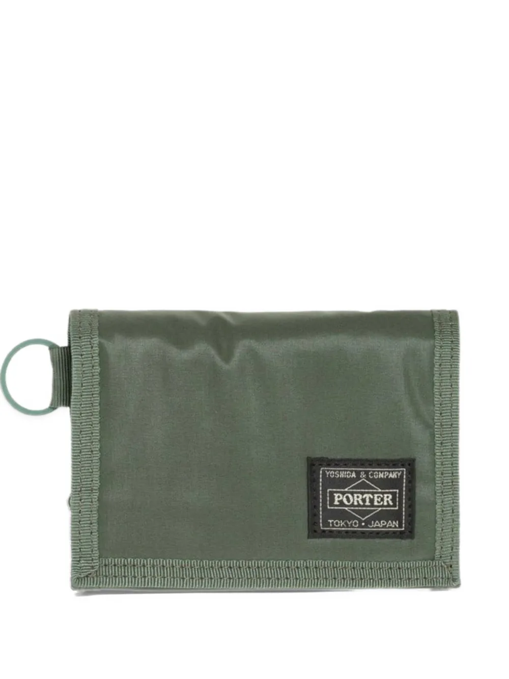 Porter-Yoshida & Co. Portafoglio tri-fold - Verde