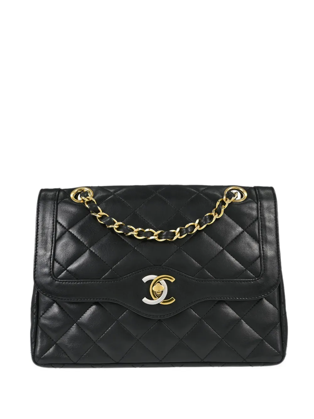 CHANEL Pre-Owned Paris Double Flap shoulder bag - Nero