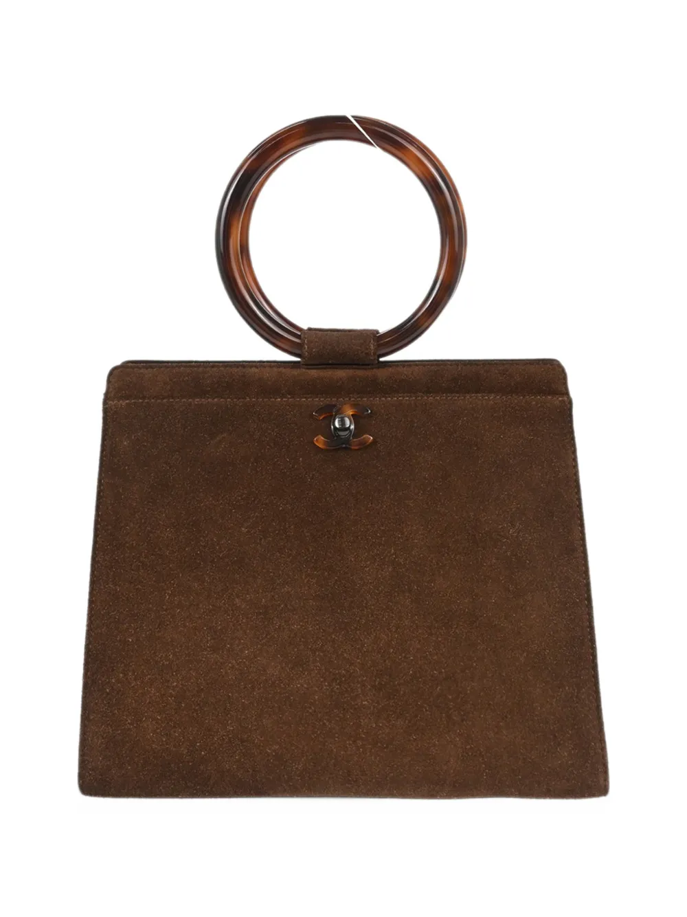 CHANEL Pre-Owned suede tote bag - Marrone