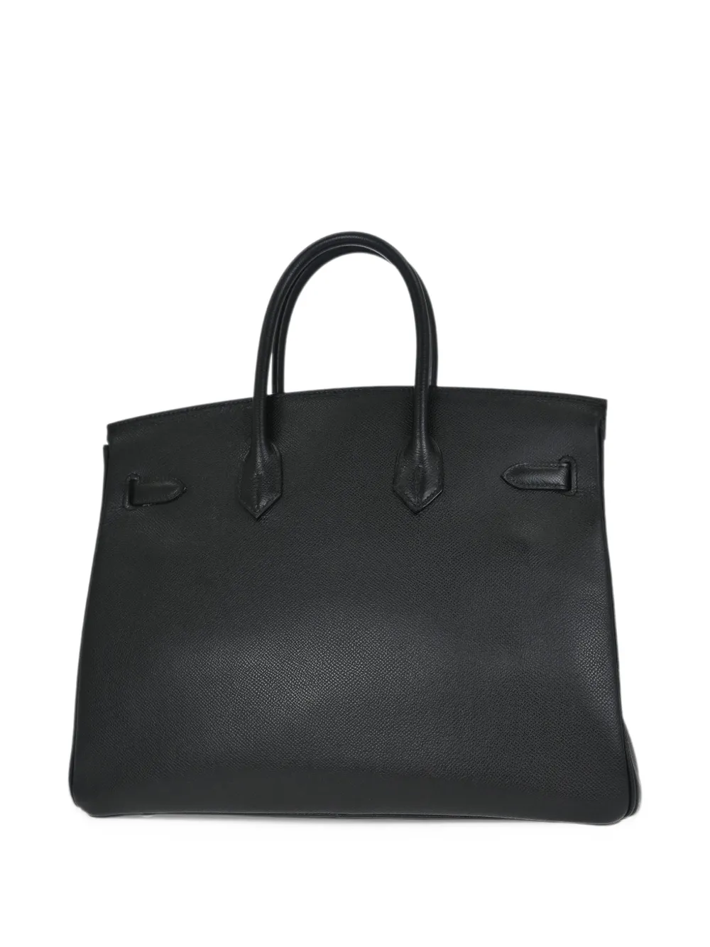 Hermès Pre-Owned 2007 35 Birkin Epsom-leather tote bag Zwart