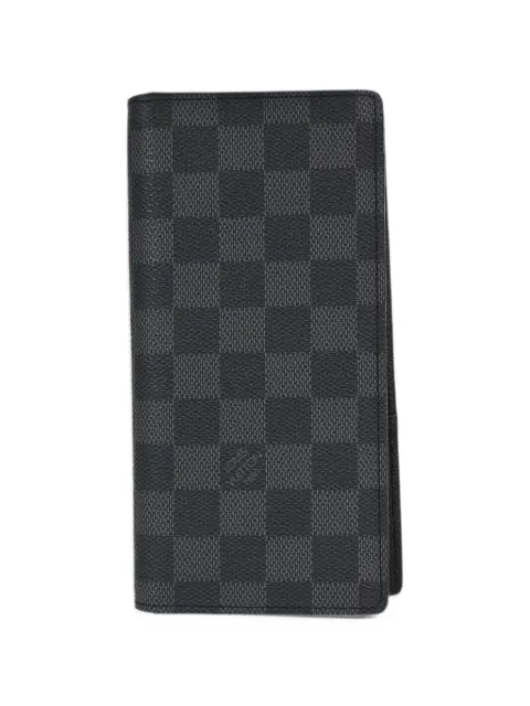 Louis Vuitton Pre-Owned Damier Graphite Portefeuille Brazza wallet