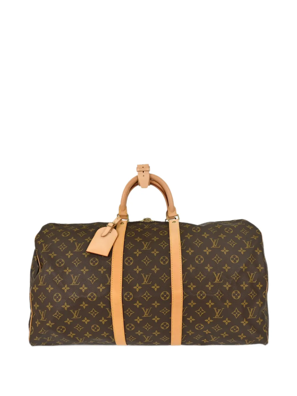Louis Vuitton Pre-Owned 55 Keepall Monogram holdall bag in Brown