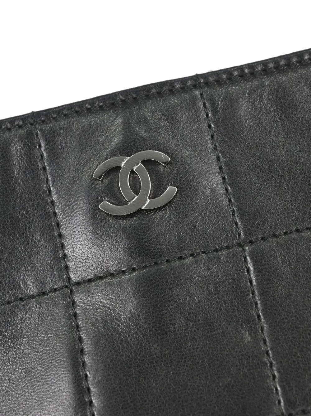 CHANEL Pre-Owned Chocolate Bar chain-fringe shoulder bag Zwart