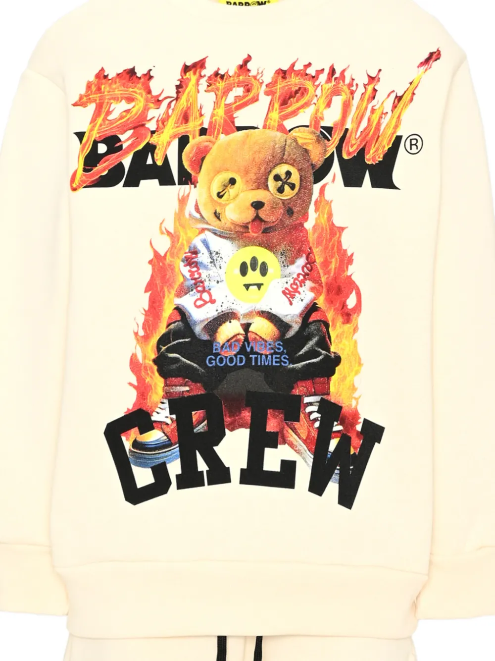 Barrow kids graphic-print tracksuit Wit