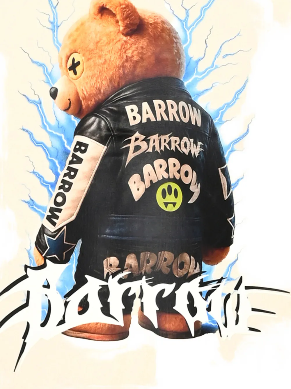 Barrow kids teddy bear-print sweatshirt Wit