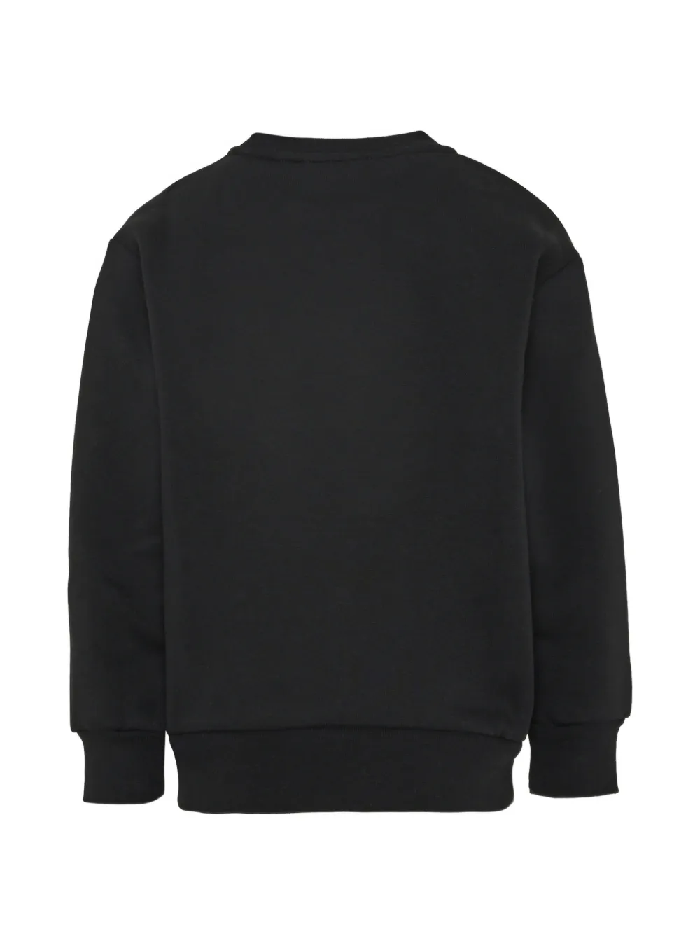 Barrow kids bear-print cotton sweatshirt Zwart