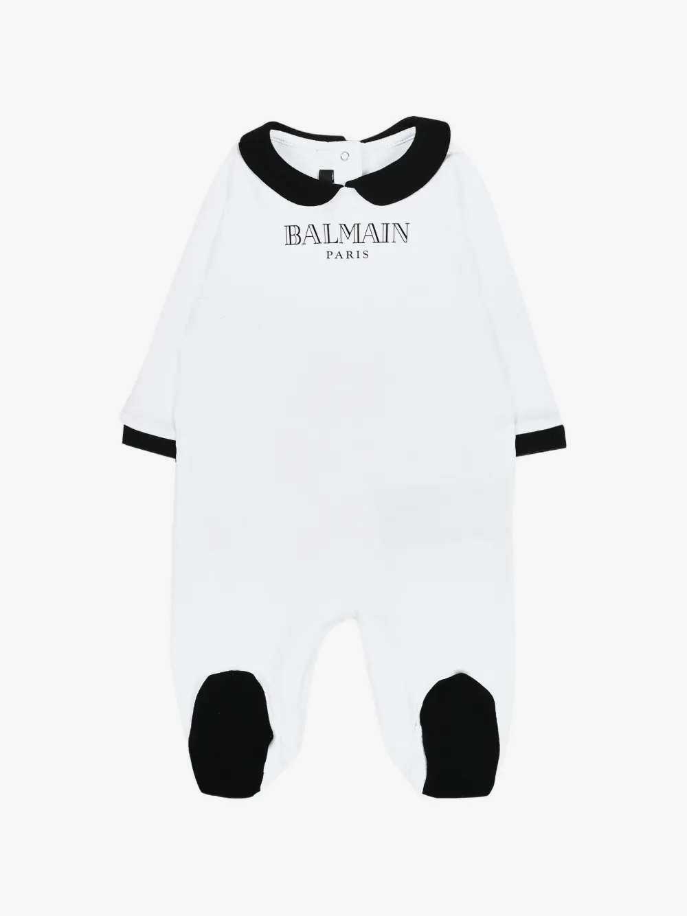 Balmain Kids 로고 프린트 라운드 넥 세트
