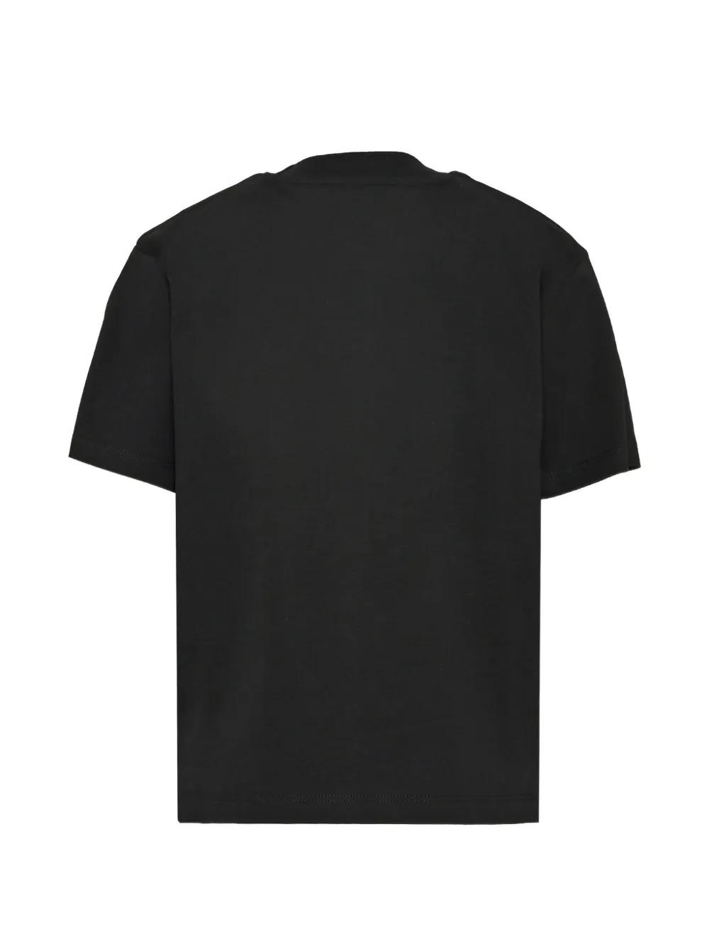 Barrow kids logo-print cotton T-shirt Zwart
