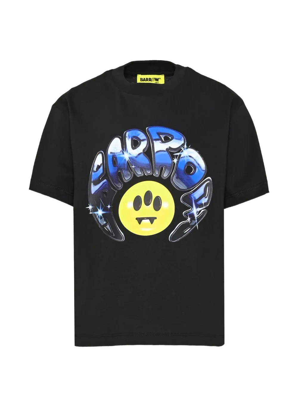 Barrow kids logo-print cotton T-shirt - Nero