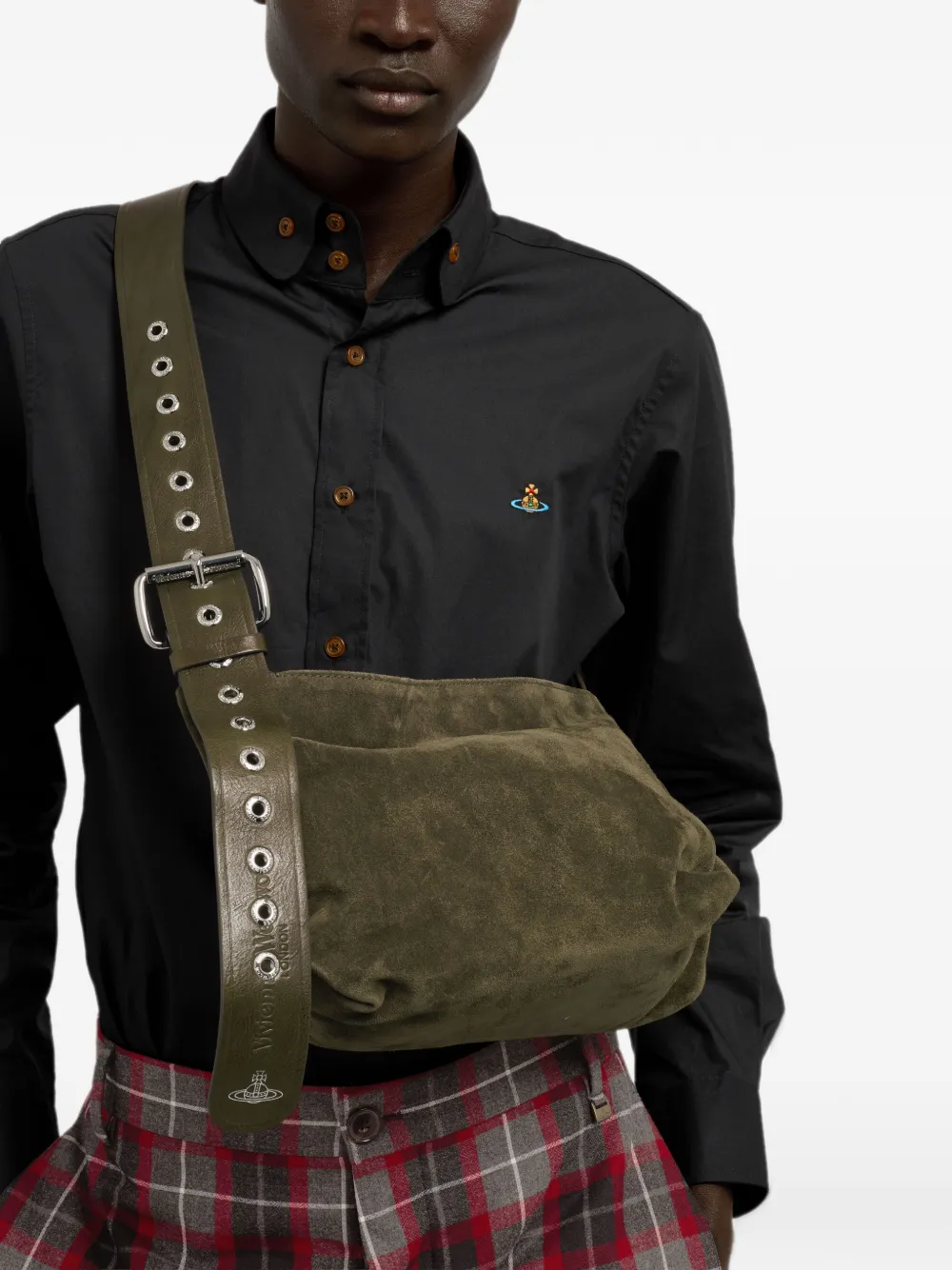 Vivienne Westwood Maxime small shoulder bag Groen