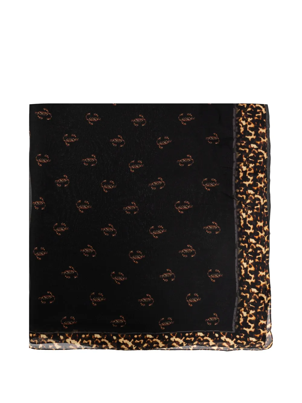 Jimmy Choo silk scarf - Nero